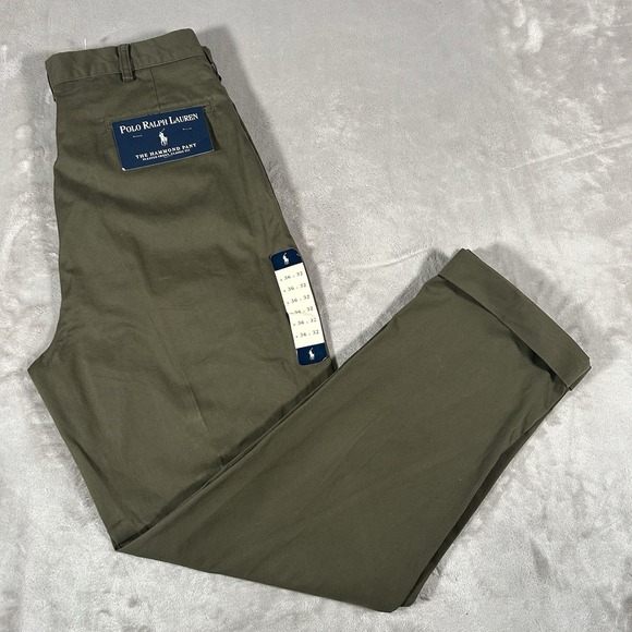 New Polo Ralph Lauren Hammond Pants Mens 36x32 Classic Fit Pleated VTG 90s NWT